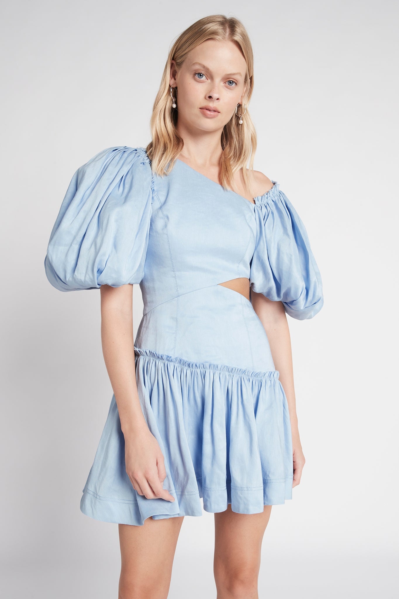 Chateau Mini Dress | Sky Blue | Aje – Aje